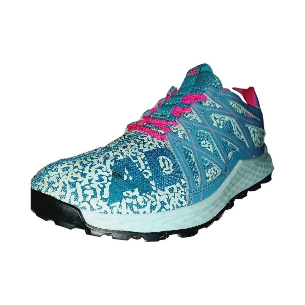 Adidas Bounce Vigor BY3447 Blue Pink Running Shoes Sneakers Size 5